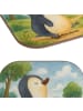 Mr. & Mrs. Panda Flaschenuntersetzer Pinguin mHerzieren Design ... in Weiß