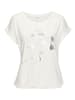 LASCANA Kurzarmshirt in creme