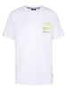 Petrol Industries T-Shirt mit Aufdruck Oceancrest in Weiß
