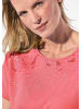 GOLDNER Ausbrenner-Shirt in pink