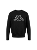 Kappa Sweatshirt KMLogo Airvit in black-black-white