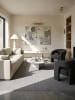 KADIMA DESIGN Kurzflorteppich Uni pflegeleicht Wohnzimmer Schlafzimmer Modern in Grau