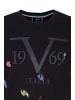 19V69 Italia by Versace Rundhalsshirt Leonardo in schwarz