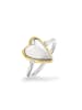 LIEBESKIND BERLIN Ring Metal Heart in bicolor silber/gold