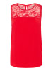 Cream Bluse ärmellos CRTippa Regular fit in High Risk Red
