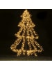 MARELIDA LED Weihnachtsbaum Lichterbaum für Außen aufklappbar H: 3m