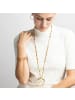 Luxenter Halskette mit rosa Kristall, 18 Karat Gold-Finish – Miota