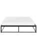 Beliani 3-tlg Doppelbett VIRY in Schwarz