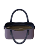 Kmisso Henkeltasche in Viola/nero