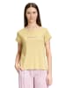 CARTOON Printshirt mit Rundhalsausschnitt in Patch Khaki/Purple