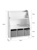 SoBuy Bücherregal in Weiß - (W) 28 x (H) 80 x (L) 63 cm