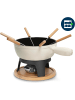 HKoenig Mont Blanc  La Fonderie 1890 Fondue Set in Holz-Optik