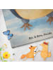 Mr. & Mrs. Panda Saunahandtuch Pinguin Lolli Design ohne Spruch in Weiß