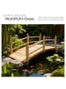 tectake Gartenbrücke Cantara 137 x 58 x 58 cm, braun