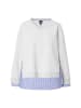 Ulla Popken Sweatshirt in hellgrau mélange