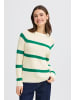 Fransa Strickpullover FRKAMIA Regular fit in Whisper White w. Bosphorus