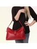 Toscanto Leder Schultertasche Toscanto Tasche dunkelrot ca. 37cm