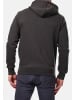 HopenLife Sweatjacke JACQUARD in Anthrazit