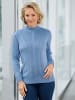 WITT WEIDEN Stehkragen-Pullover in himmelblau