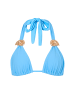 Moda Minx Bikinioberteil Nautilis Shell Triangle Bikini Top in Powder Blue