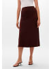 Les Lunes Midirock LUMII Skirt Jersey Midi in Bitter Chocolate
