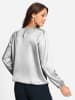 WITT WEIDEN Satin-Bluse in hellgrau
