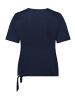 Betty Barclay Basic Shirt mit Schleifenknoten in Patch Dark Blue/Dark Blue