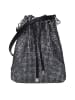 Jimmy Choo Schwarz Satin Umhängetasche