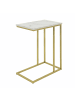 SoBuy Beistelltisch in Golden - (B)30 x (H)61 x (T)48 cm