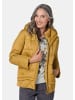 GOLDNER Kurzgröße:  Steppjacke mit Kapuze in messing