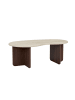 CALICOSY Couchtisch MOSS in Travertin - (W)110  x (H)40  x (L)60 cm