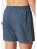 Schiesser Boxershorts Singel-Jersey in Dunkelblau