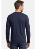 Ragman Langarmshirt Basic in Marine