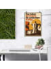 Mr. & Mrs. Panda Poster Espresso nostalgisch Design mit Spruch in Weiß