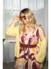 Ulla Popken Strickjacke in blassgelb