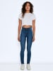 Noisy may Skinny Fit High Waist Jeans NMCALLIE in Blau