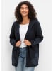sheego by Joe Browns Sweatjacke in dunkelblau