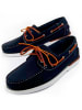 Purapiel Mokassins Weiß Nautical Puranautic12 in Blau