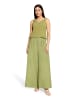CARTOON Wide leg Hose mit Bundfalten in Mosstone