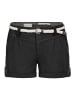 Eight2Nine Shorts Gürtel Eingrifftaschen Regular Fit Zip-Fly in Dunkelgrau