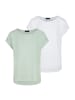 DENIMFY T-Shirt DFJule 2er Pack in Mehrfarbig