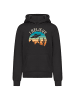 F4NT4STIC Hoodie I Believe UFO Alien Sonnenuntergang in schwarz