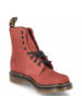 Dr. Martens Schnürstiefel in red