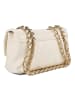Valentino Crystelle Schultertasche 23 cm ecru