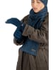 normani Set - Schal, Mütze und Handschuh aus Merinowolle Yuma in Marine