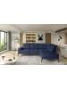 MF Design Neviro Recamiere Rechts in Marineblau -  (L) 200 x (B) 275 x (H) 98 cm