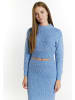 myMo Damen Strickpullover in Himmelblau