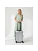 Redolz Essentials 18 4 Rollen Kabinentrolley 55 cm mit Dehnfalte in Metallic-Silver Shiny