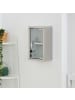 relaxdays Medizinschrank in Silber - (B)18 x (H)30 x (T)12 cm