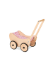 Pinolino Puppenwagen Trixi, natur, 2-tlg. in Rosa,Pink, 47 x 35 x 53 cm